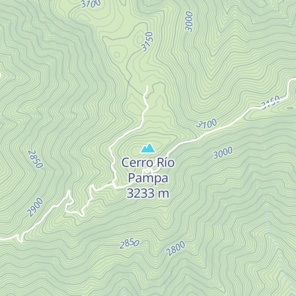 Map of Cerro Río Pampa