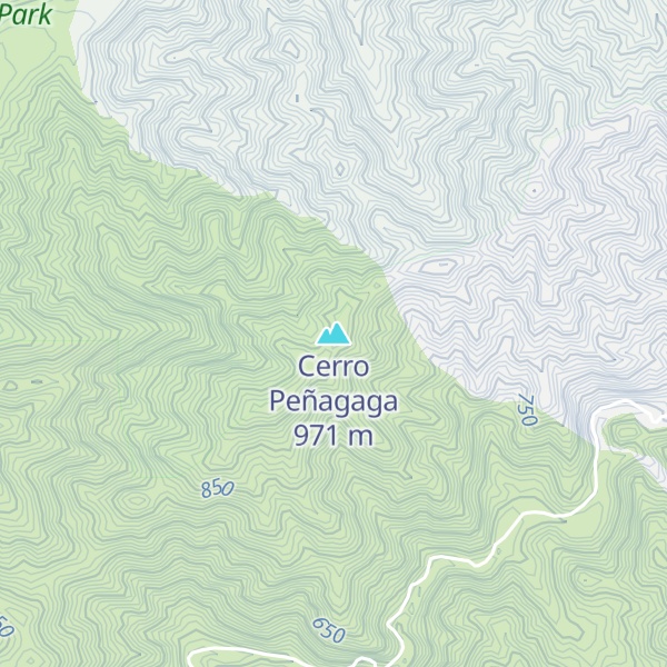 Map of Cerro Peñagaga