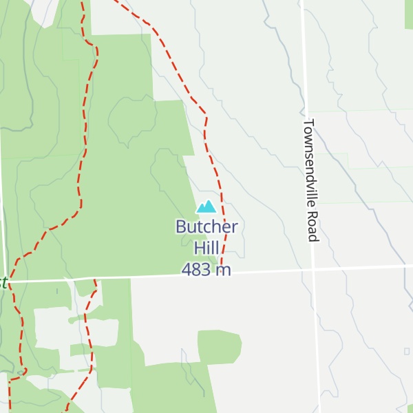Map of Butcher Hill