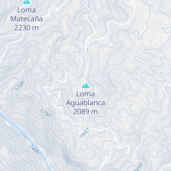 Map of Loma Aguablanca