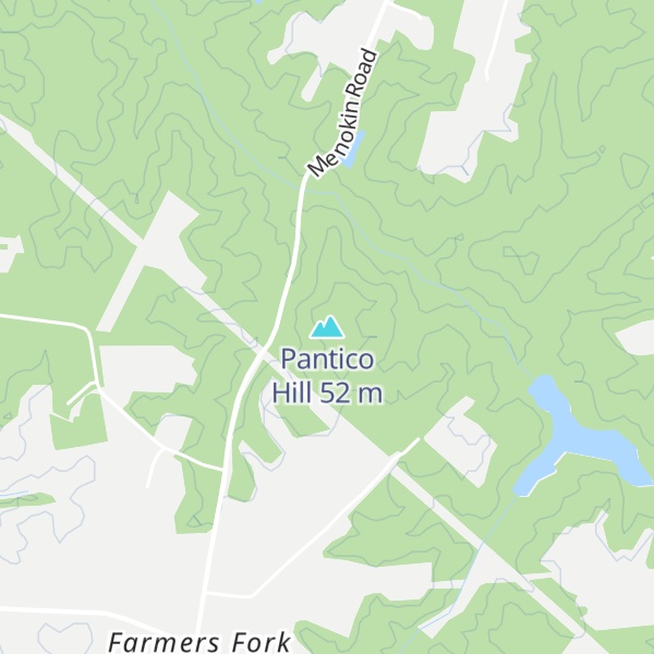 Map of Pantico Hill