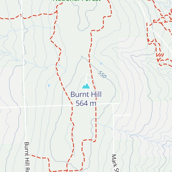 Map of Burnt Hill