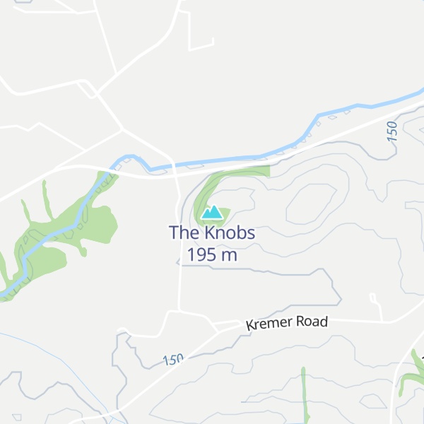 Map of The Knobs