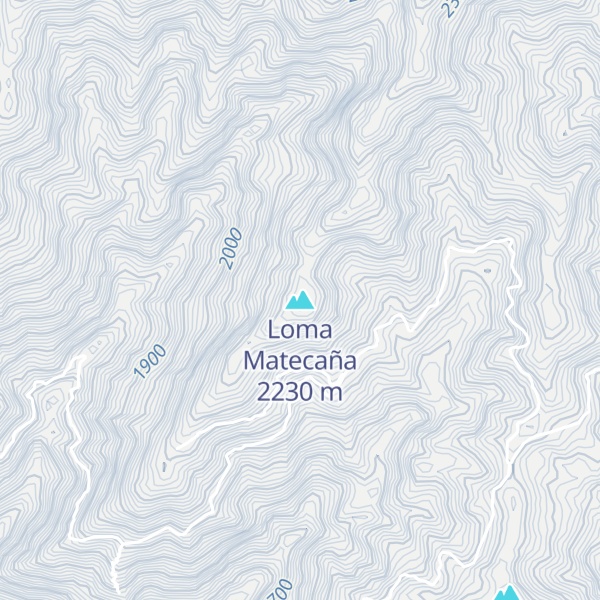 Map of Loma Matecaña