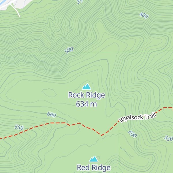 Map of Rock Ridge