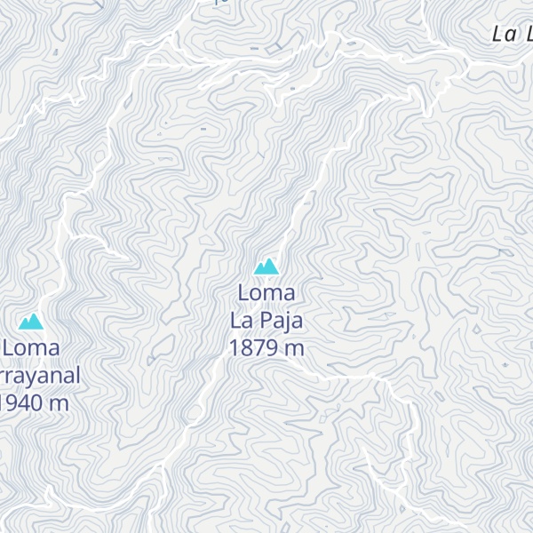 Map of Loma La Paja