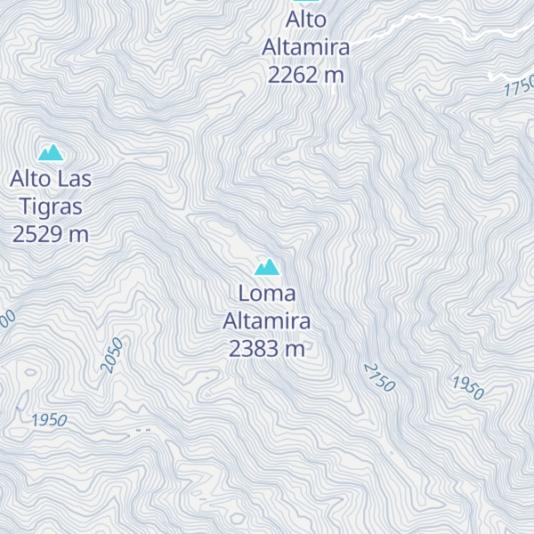 Map of Loma Altamira