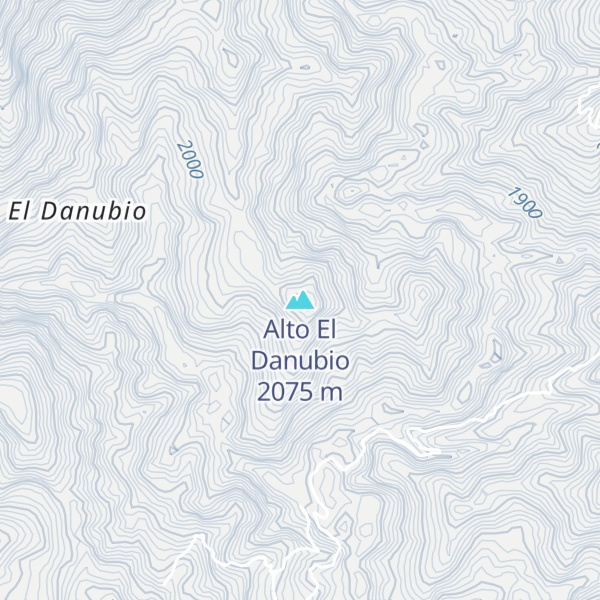Map of Alto El Danubio