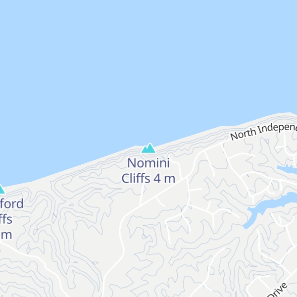 Map of Nomini Cliffs