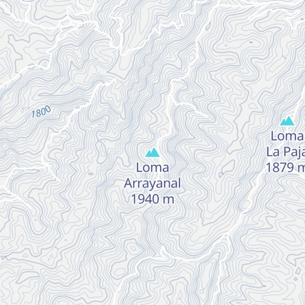 Map of Loma Arrayanal