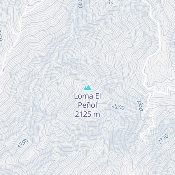 Map of Loma El Peñol