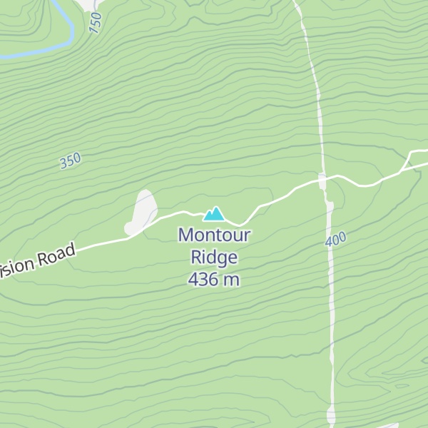 Map of Montour Ridge