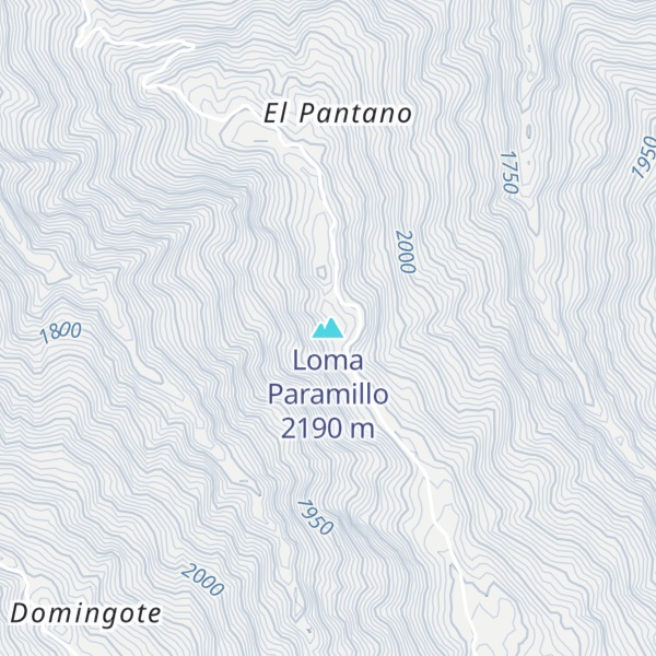 Map of Loma Paramillo