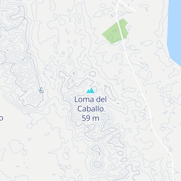 Map of Loma del Caballo