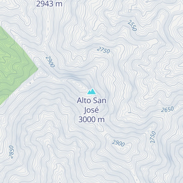 Map of Alto San José