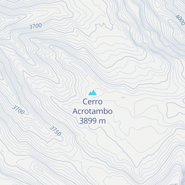 Map of Cerro Acrotambo