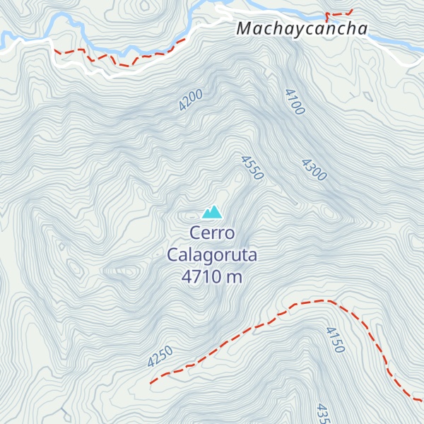 Map of Cerro Calagoruta