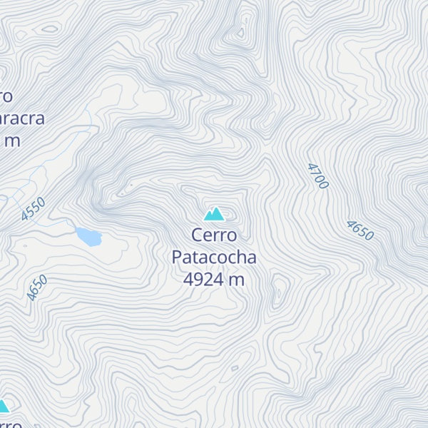 Map of Cerro Patacocha