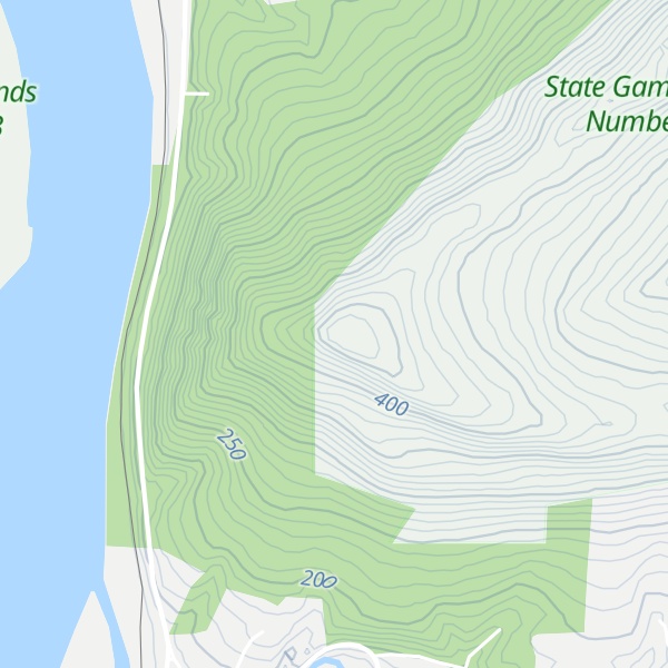 Map of Hoover Island Hill