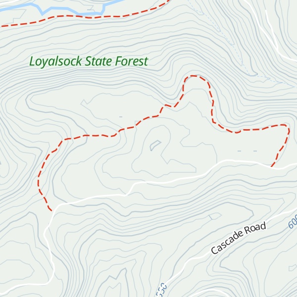 Map of Burnetts Ridge