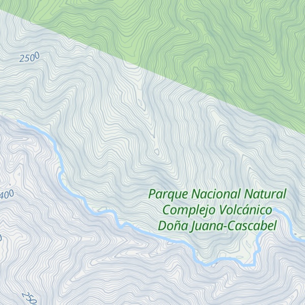 Map of Cerro Potosí