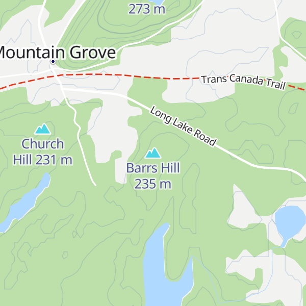Map of Barrs Hill