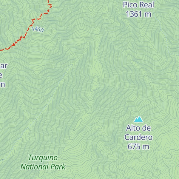 Map of Pico Cuevas