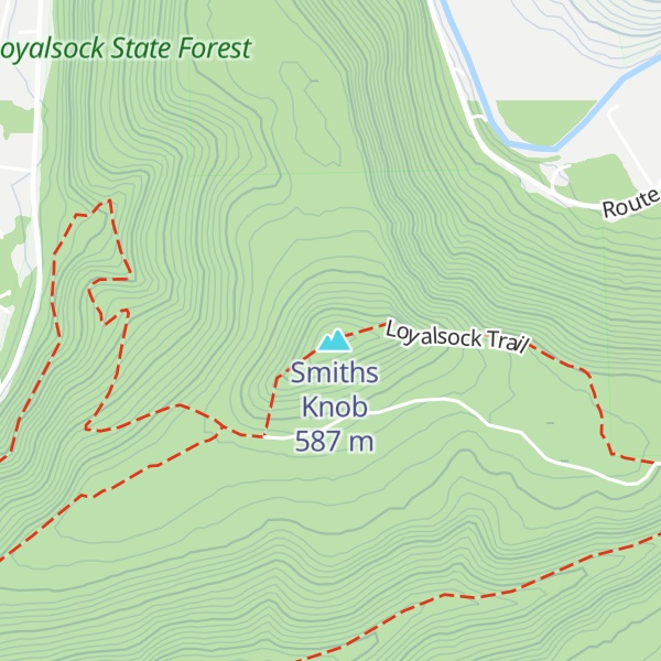 Map of Smiths Knob Vista