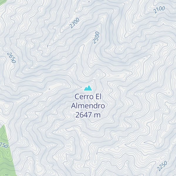 Map of Cerro El Almendro