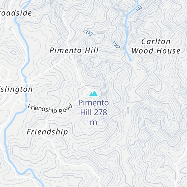 Map of Pimento Hill