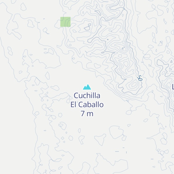 Map of Cuchilla El Caballo