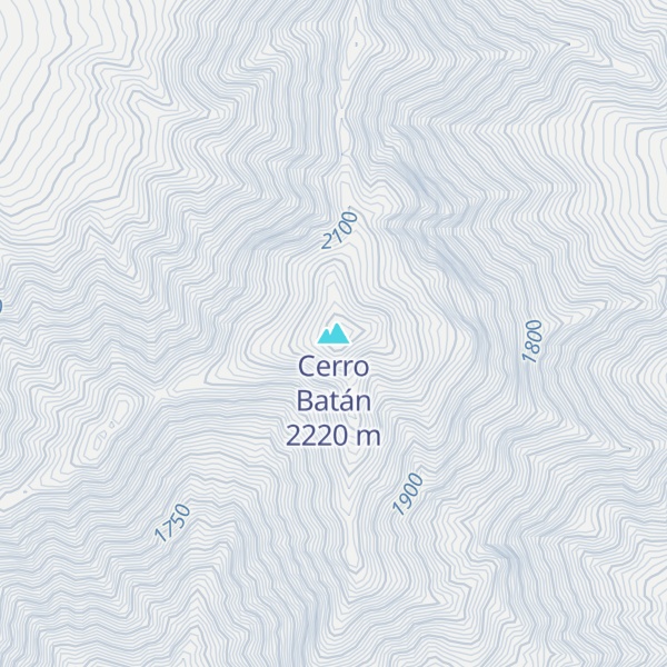 Map of Cerro Batán