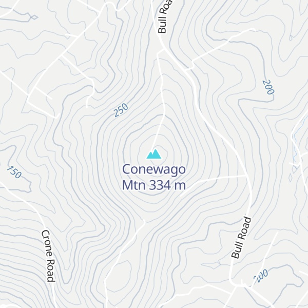 Map of Conewago Mtn