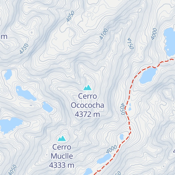 Map of Cerro Ocococha