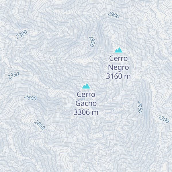 Map of Cerro Gacho