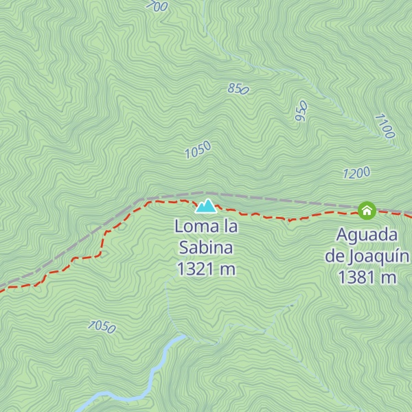 Map of Loma la Sabina