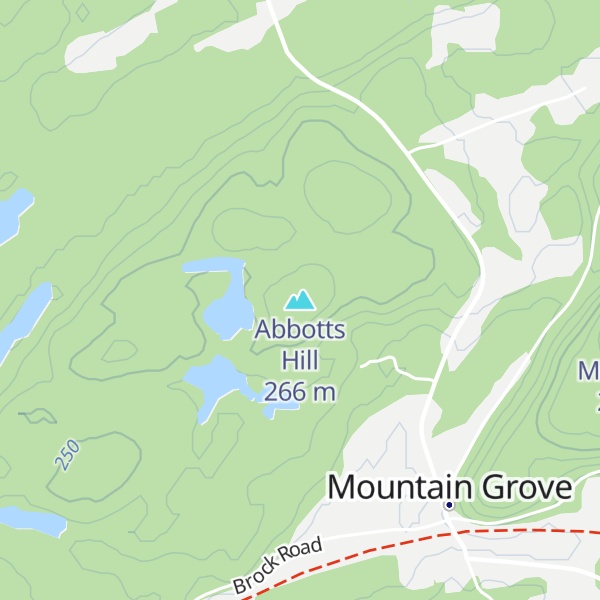 Map of Abbotts Hill