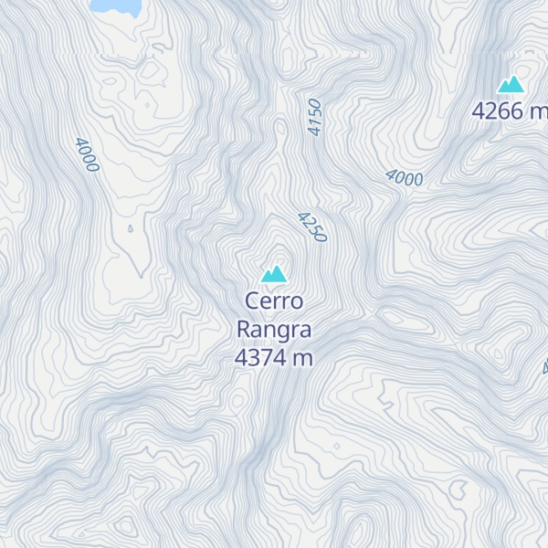 Map of Cerro Rangra