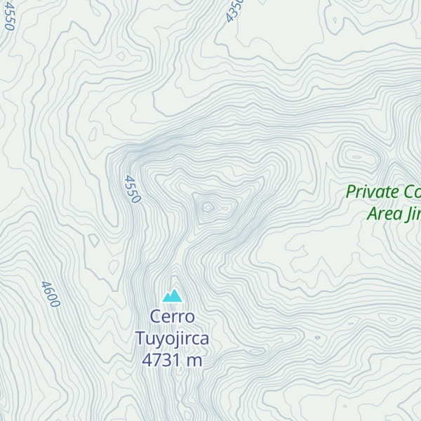 Map of Cerro Tantana