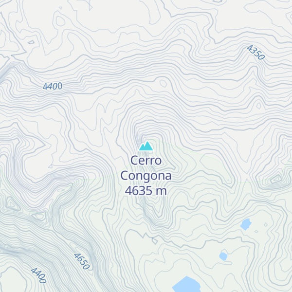 Map of Cerro Congona