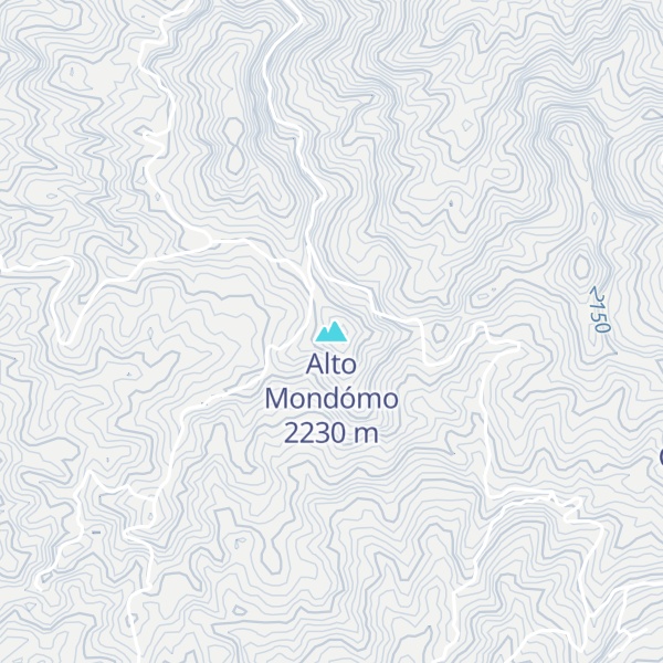 Map of Alto Mondómo