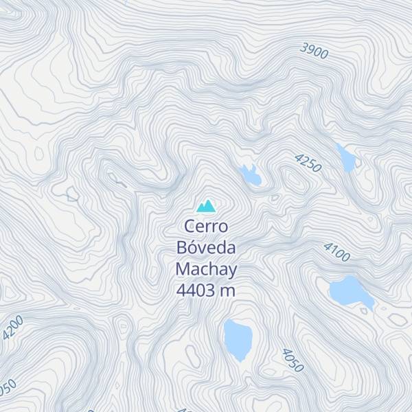 Map of Cerro Bóveda Machay