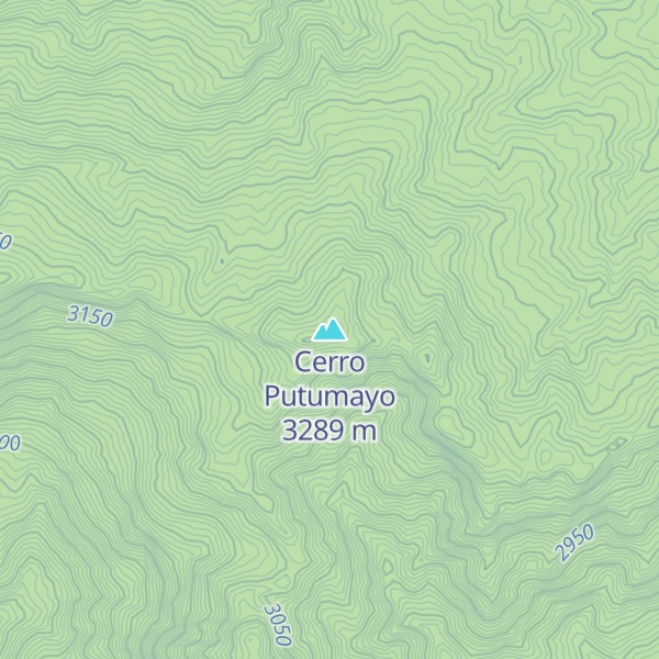 Map of Cerro Putumayo