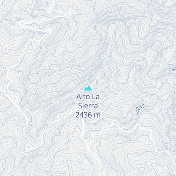 Map of Alto La Sierra