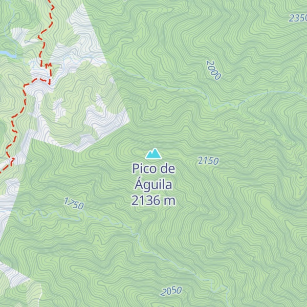 Map of Pico de Águila