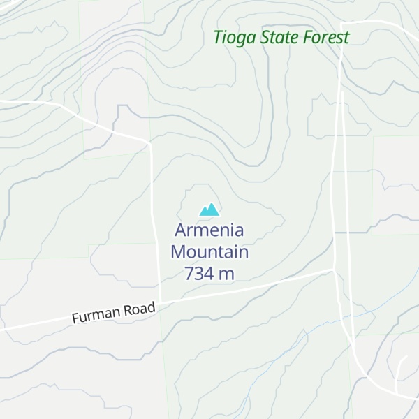 Map of Armenia Mountain