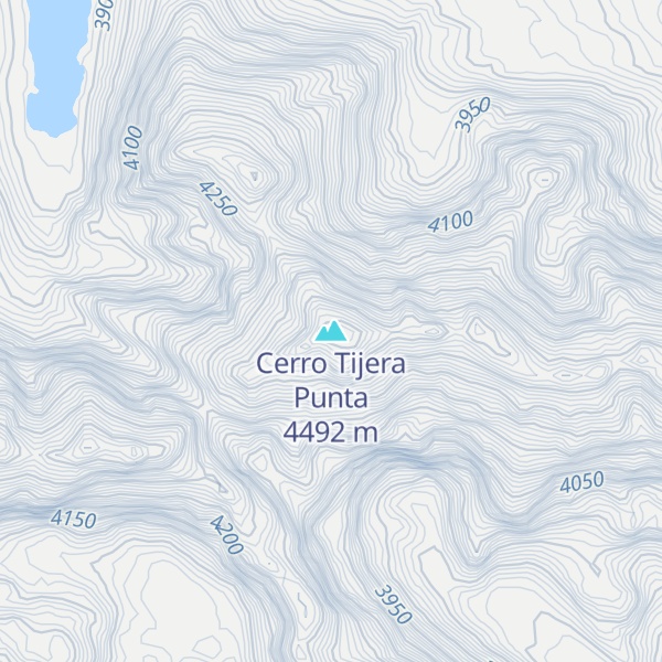 Map of Cerro Tijera Punta