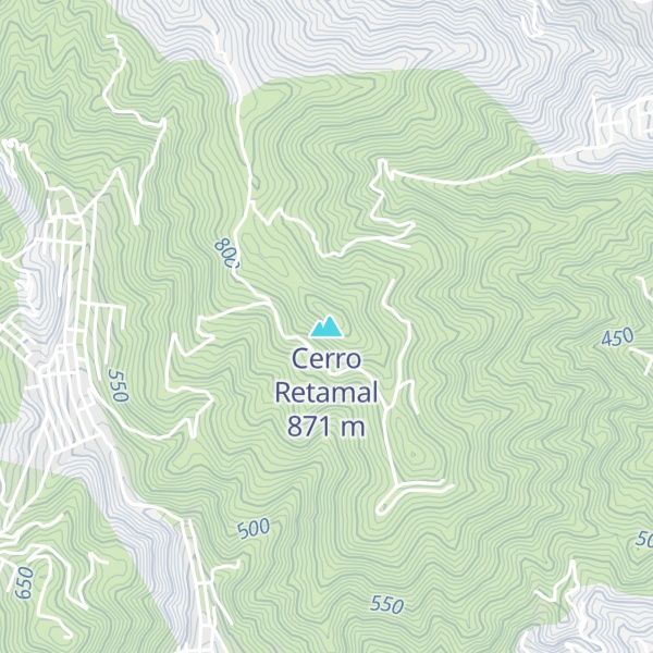 Map of Cerro Retamal