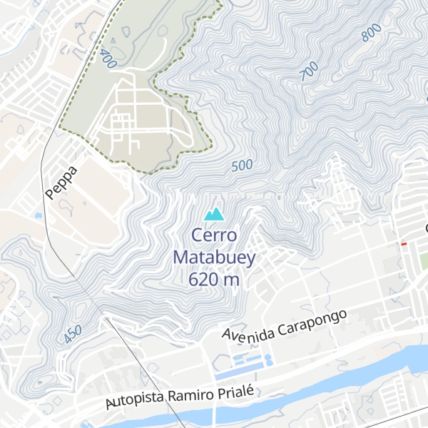Map of Cerro Matabuey