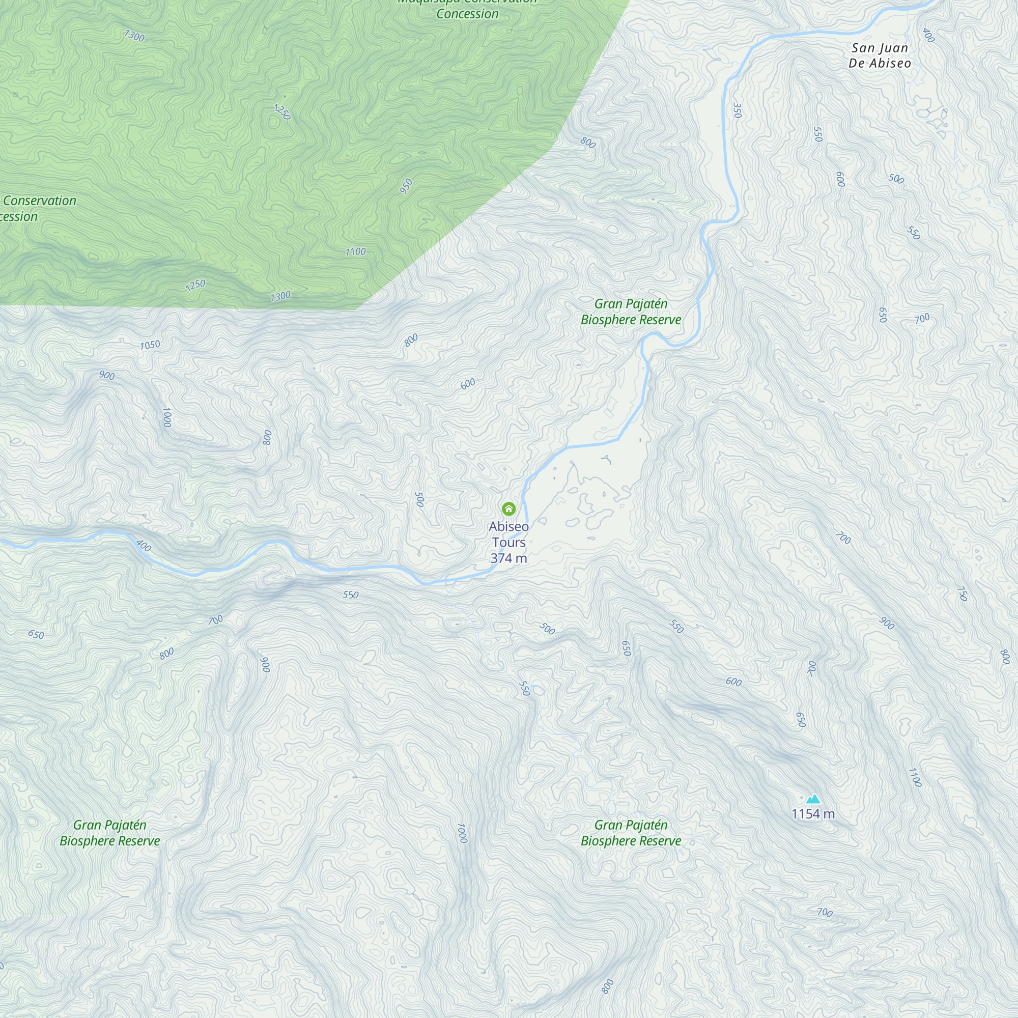 Abiseo Tours map